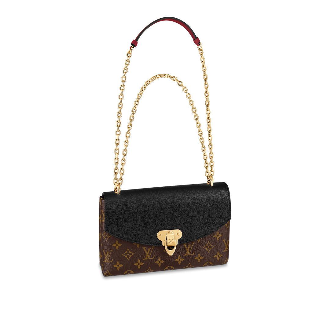 Louis Vuitton SAINT PLACIDE Handbag Monogram M43714 Black